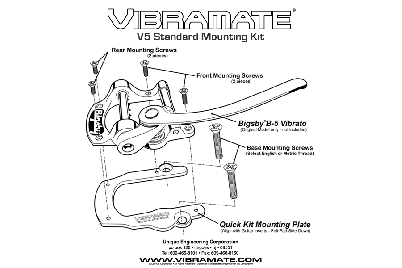 Vibramate V5 Vibrato Adapter für Bigsby B5 USA