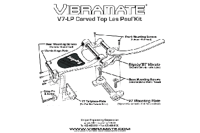 Vibramate V7 Vibrato Adapter für Bigsby B7 USA