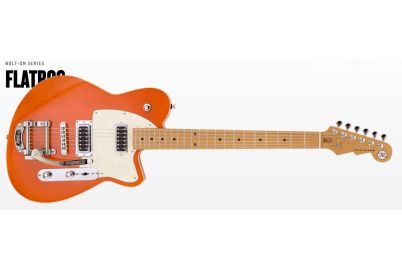Reverend Guitars - Flatroc Rock Orange Bigsby