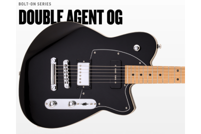 Reverend Guitars - Double Agent OG midnight black