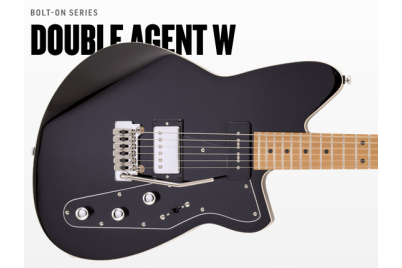 Reverend Guitars - Double Agent W Midnight Black