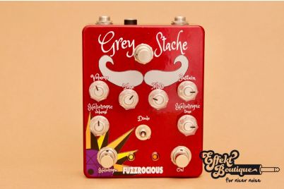 Fuzzrocious Pedals - Grey Stache/Heliotropic Fuzz