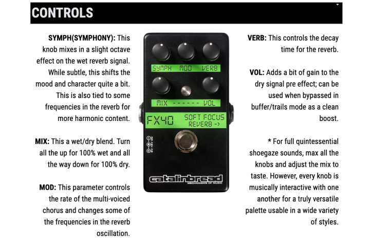Catalinbread - Soft Focus Reverb