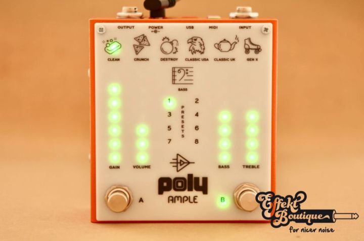 poly AMPLE ギターエフェクター Poly Effects Ample Amp Simulator Pedal - Perfect Circuit