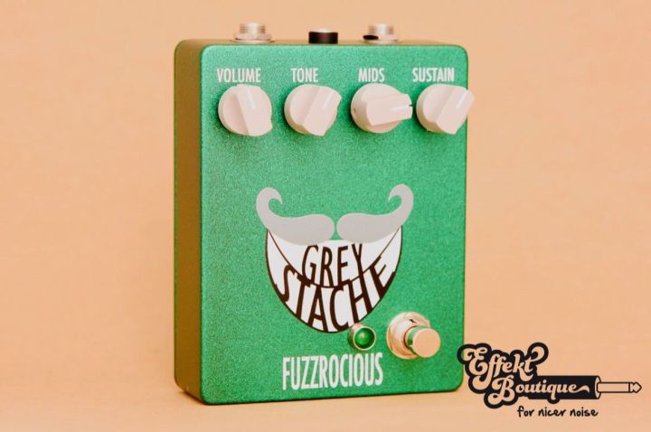 Fuzzrocious Pedals - Grey Stache